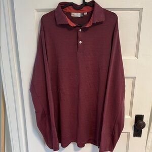 KJUS Soren Stripe Polo long sleeve shirt